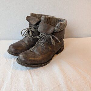 Reiker Boots Women's Brown Water Resistant TEX Size 10.5